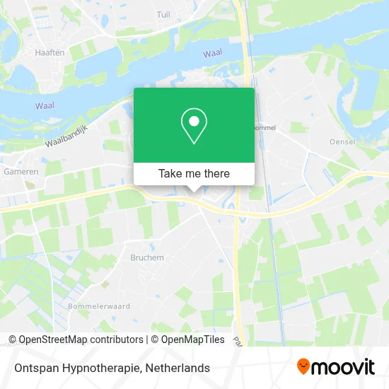 Ontspan Hypnotherapie map