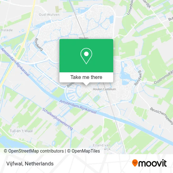 Vijfwal map