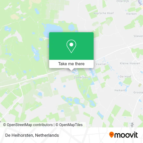 De Heihorsten map