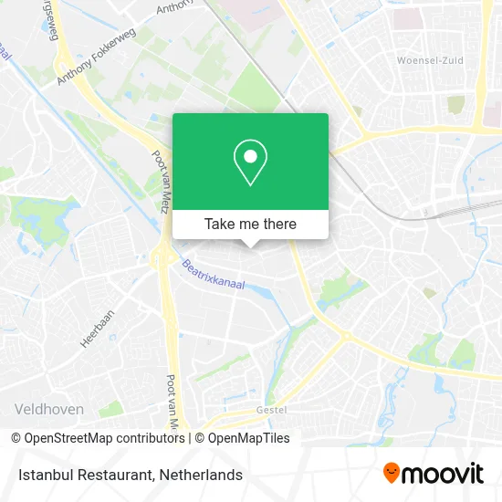 Restaurant Istanbul map