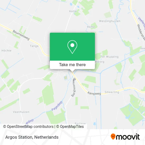 Argos Station map