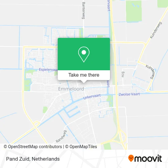 Pand Zuid map