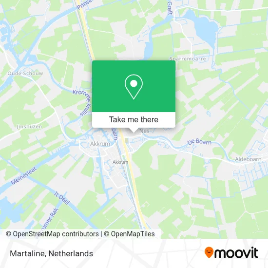 Martaline map