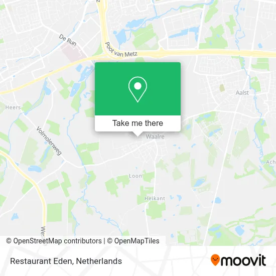 Restaurant Eden map