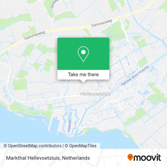 Markthal Hellevoetsluis map