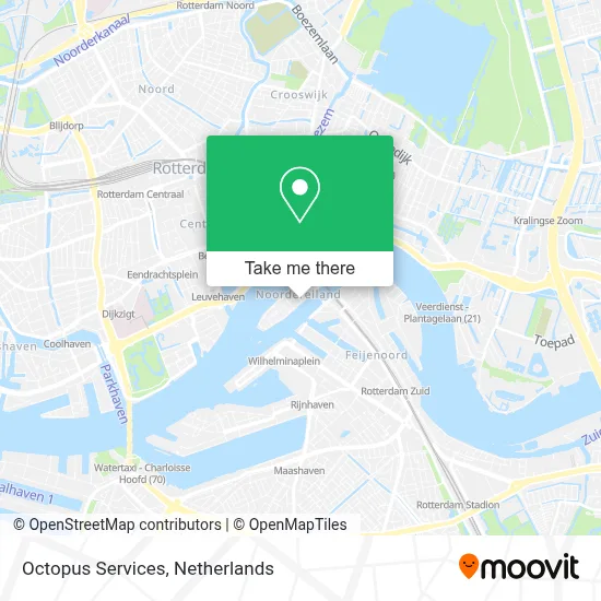 Octopus Services map