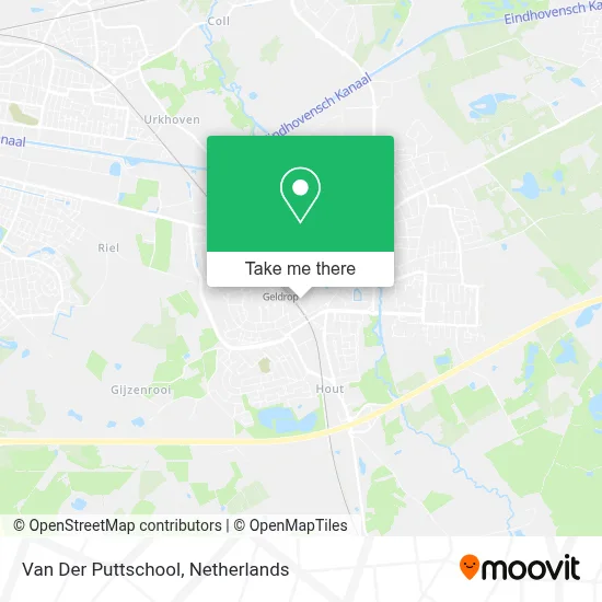 Van Der Puttschool map
