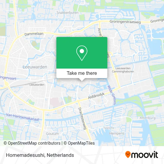 Homemadesushi map
