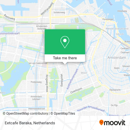 Eetcafe Baraka map