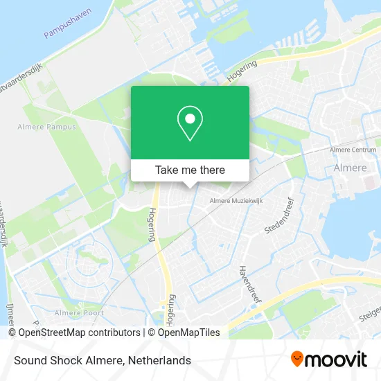 Sound Shock Almere map