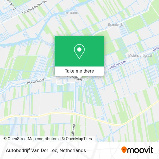 Autobedrijf Van Der Lee map