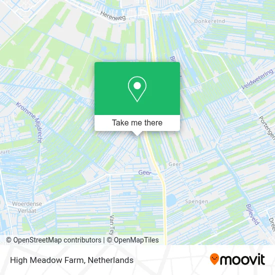 High Meadow Farm map
