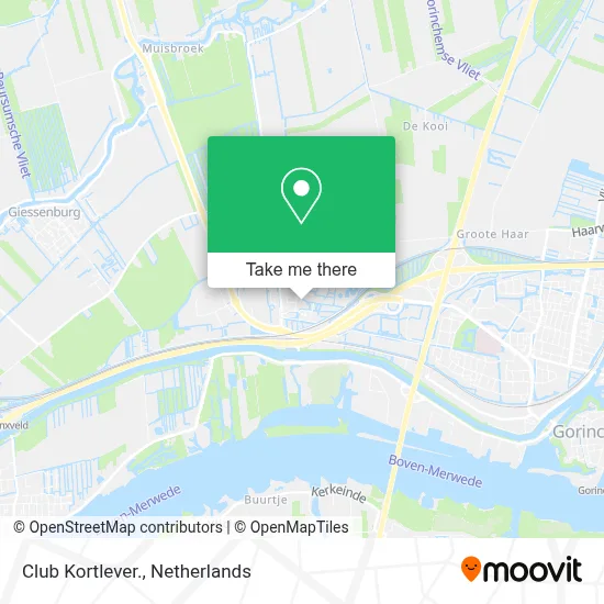 Club Kortlever. map