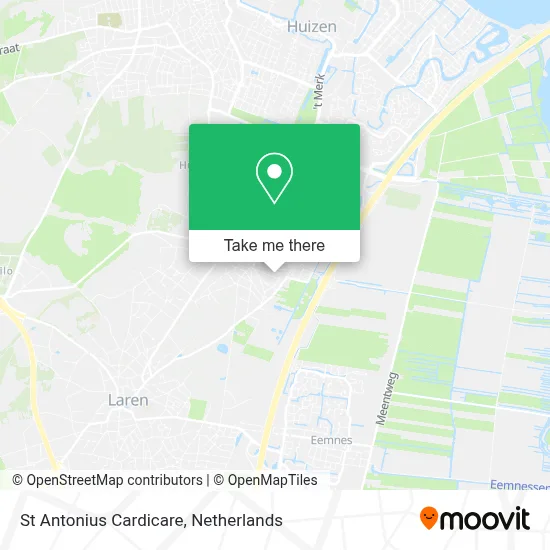 St Antonius Cardicare map