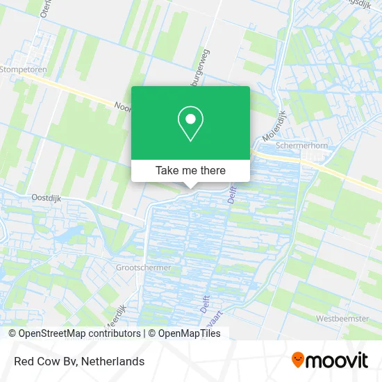 Red Cow Bv map