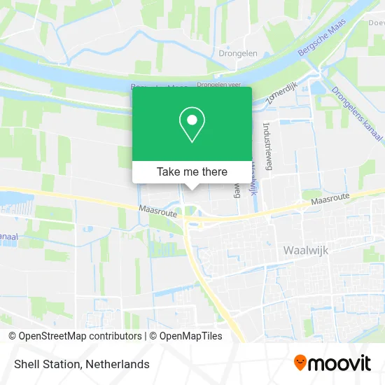 Shell Station map