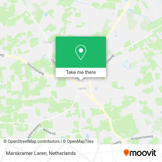Marskramer Laren map
