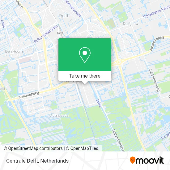 Centrale Delft map