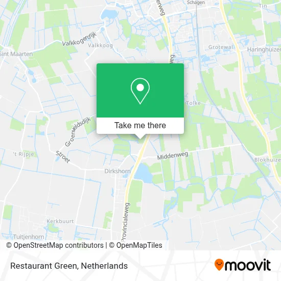 Restaurant Green map