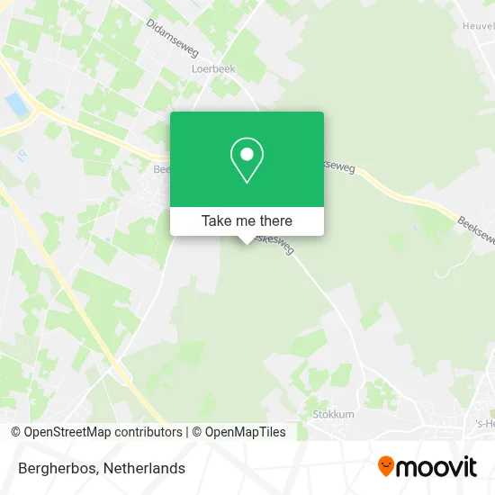 Bergherbos map