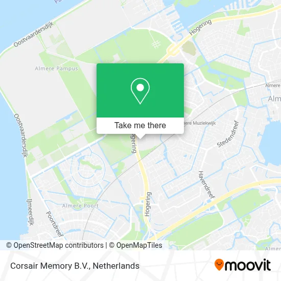 Corsair Memory B.V. map