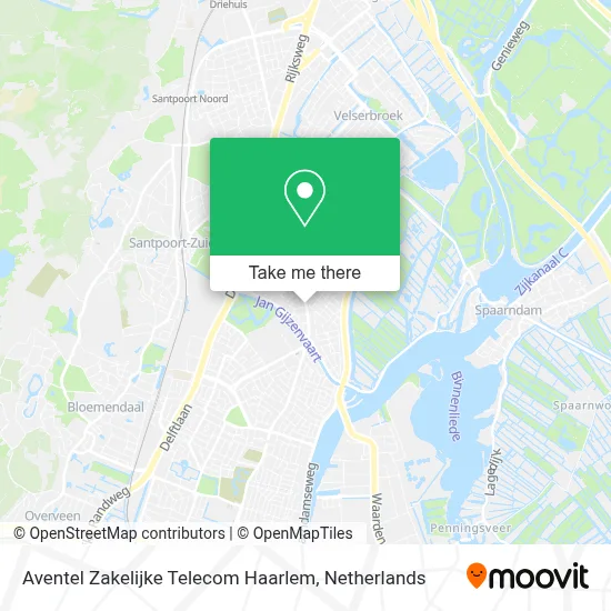 Aventel Zakelijke Telecom Haarlem map