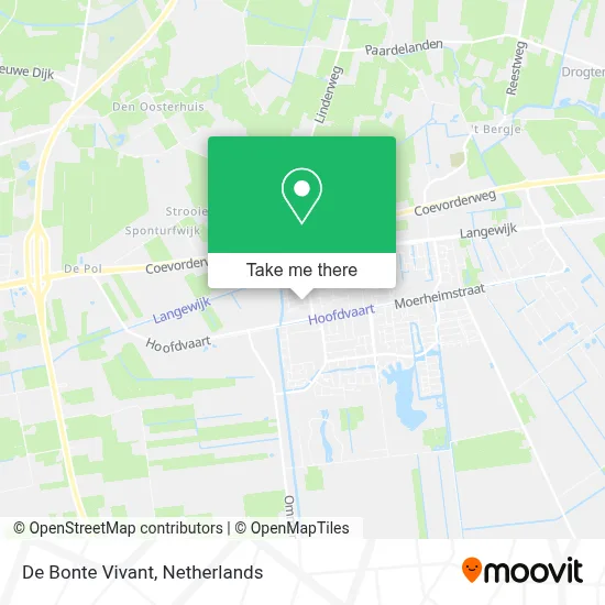 De Bonte Vivant Karte