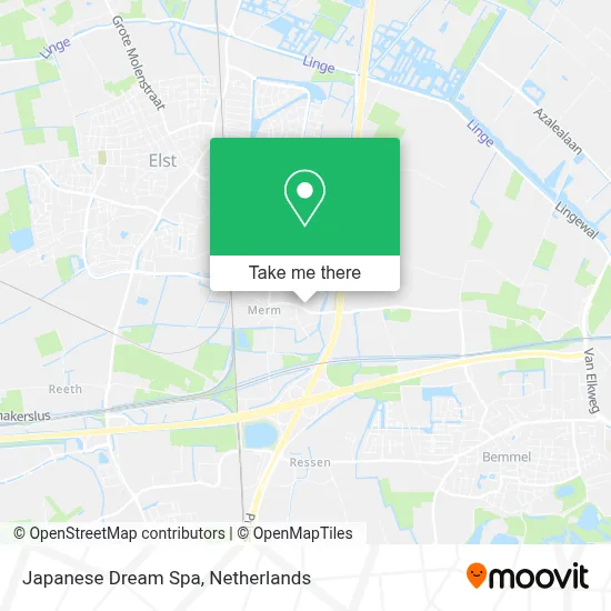 Japanese Dream Spa map