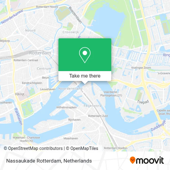 Nassaukade Rotterdam map