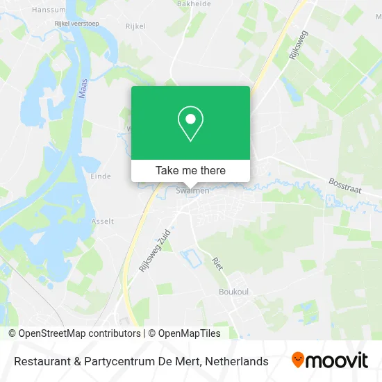 Restaurant & Partycentrum De Mert map