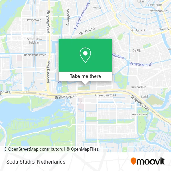 Soda Studio map