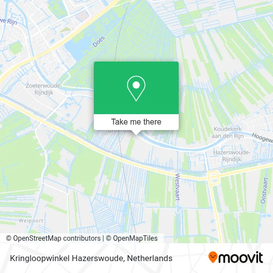 Kringloopwinkel Hazerswoude map