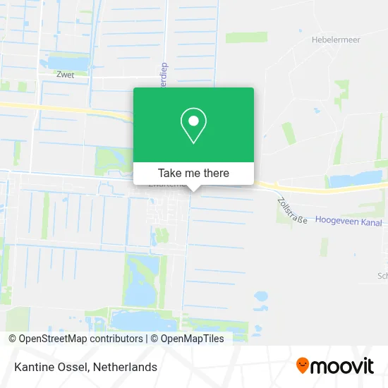 Kantine Ossel map