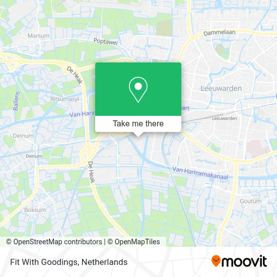 Fit With Goodings map
