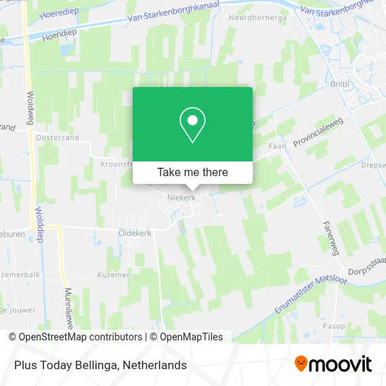 Plus Today Bellinga map