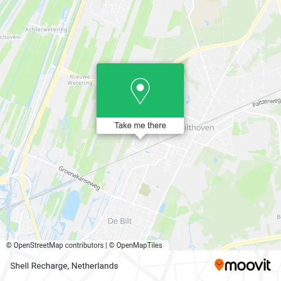 Shell Recharge map