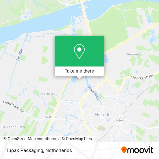 Tupak Packaging map