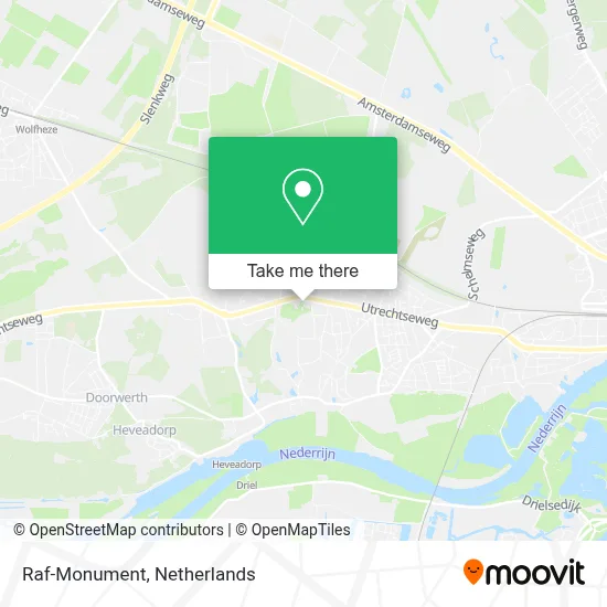 Raf-Monument map