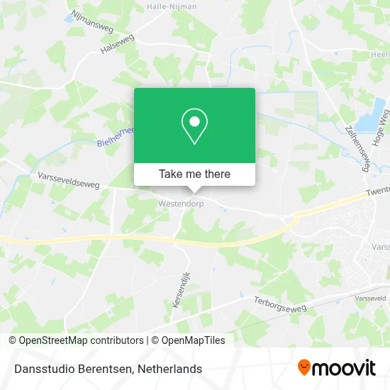 Dansstudio Berentsen map