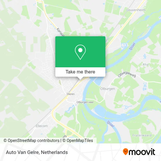 Auto Van Gelre Karte