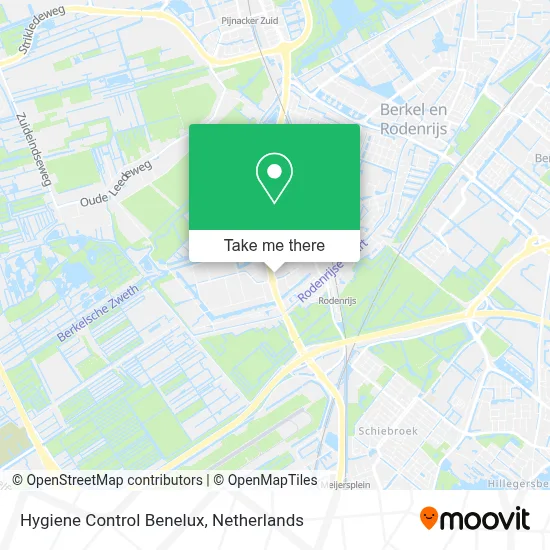 Hygiene Control Benelux map