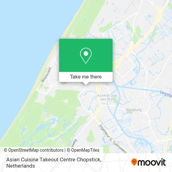 Asian Cuisine Takeout Centre Chopstick map