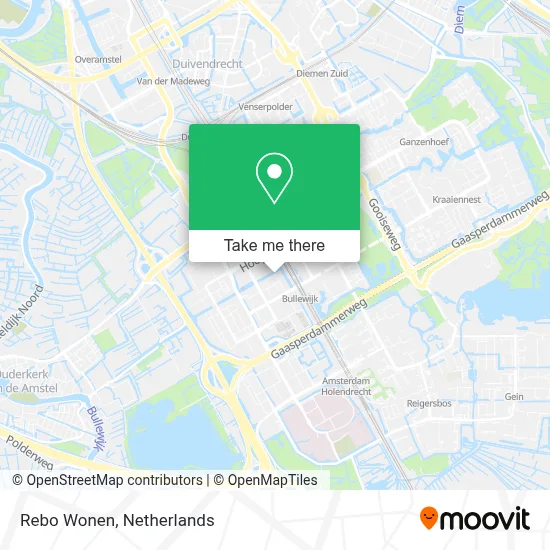 Rebo Wonen map