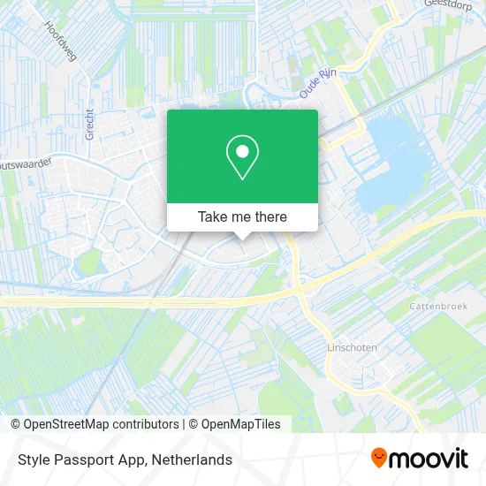 Style Passport App map