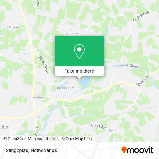 Slingeplas map