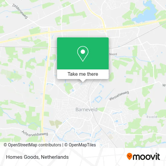 Homes Goods map