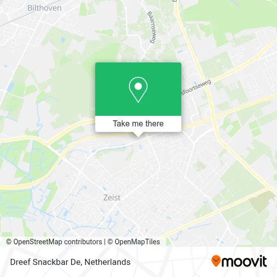 Dreef Snackbar De map