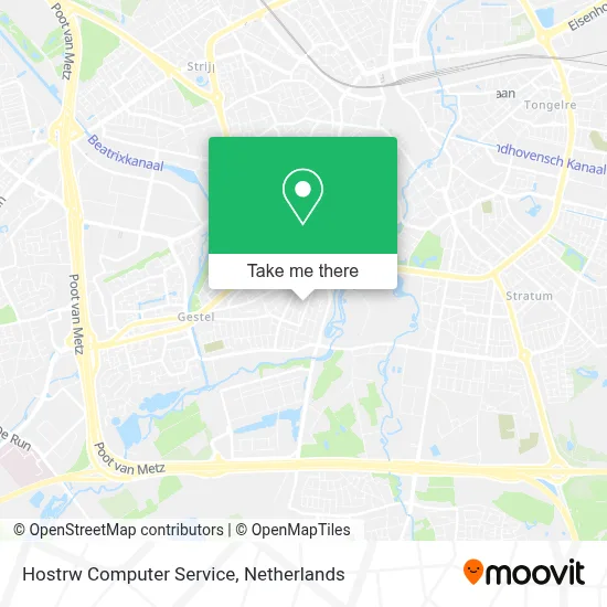 Hostrw Computer Service map