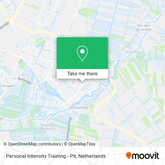 Personal Intensity Training - Pit map