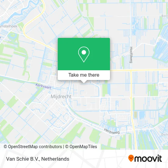 Van Schie B.V. map